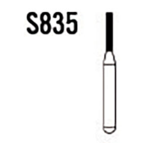 Flat End Cylinder, S835-010 Coarse, 10/pkg Q2080046