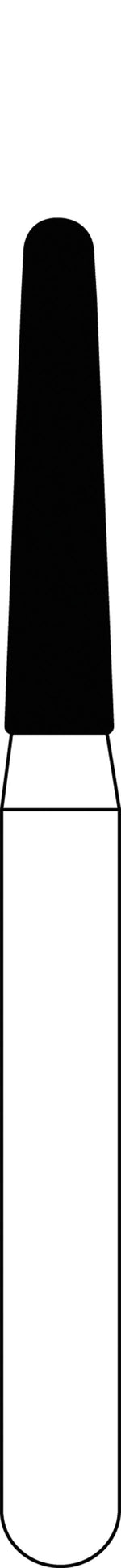 Round End Taper, Short Shank, 855-016 Coarse, 25/pkg Q2090014