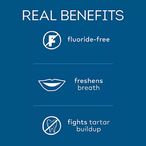 Tom's of Maine Antiplaque and Whitening Fluoride-Free Peppermint Toothpaste, 4 ct. 253658