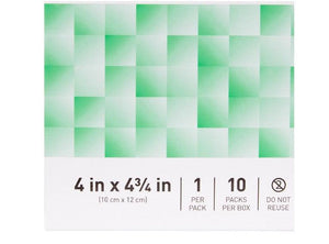 Alginate Dressing 4 X 4-3/4 Inch Rectangle Calcium Alginate Sterile 3562-BX10