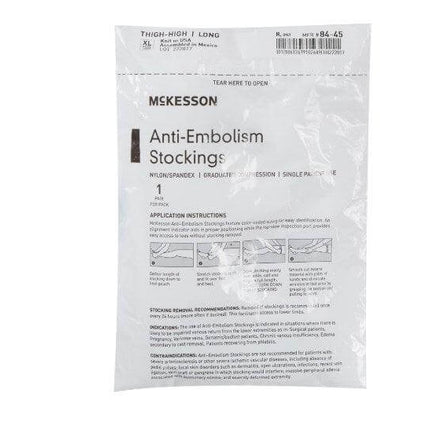Anti-embolism Stocking Thigh High Inspection Toe | 84-22 | | Anti-embolism Stockings, Apparel, Compression Garments | McKesson | SurgiMac