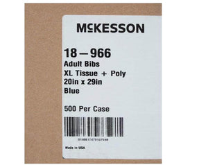 Bib Tie Closure Disposable Poly / Tissue 18-964