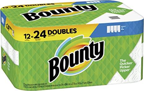 Bounty | Bounty Select-A-Size® Double 2-Ply Paper Towels, 98 Sheets Per Roll, Pack Of 12 Roll | 14111703