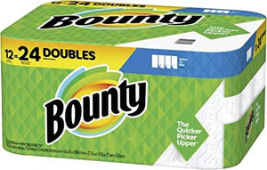 Bounty Select-A-Size® Double 2-Ply Paper Towels, 98 Sheets Per Roll, Pack Of 12 Roll 14111703