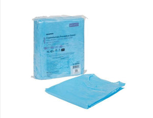 Chemotherapy Procedure Gown NonSterile AAMI Level 2 / ASTM D6978 Disposable 16-54KVM-1