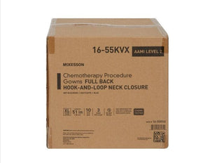 Chemotherapy Procedure Gown NonSterile AAMI Level 2 / ASTM D6978 Disposable 16-55KV2X-CS