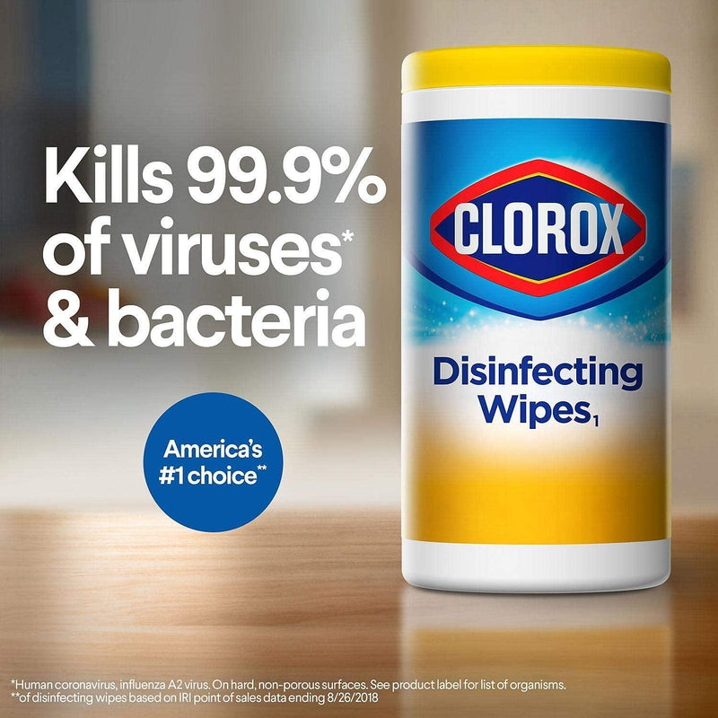 Clorox Disinfecting Wipes Variety Pack - 5X Cleaning Power, Kills 99.9% of Bacteria - 5 Pack, 425 Count Total CLO-01628