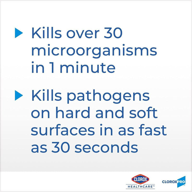 Clorox Hydrogen Peroxide Wipes: Thorough, Reliable Clean - Surgimac 30826