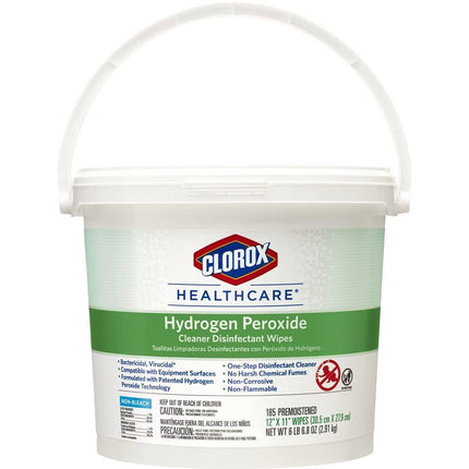 Clorox Hydrogen Peroxide Wipes: Thorough, Reliable Clean - Surgimac
