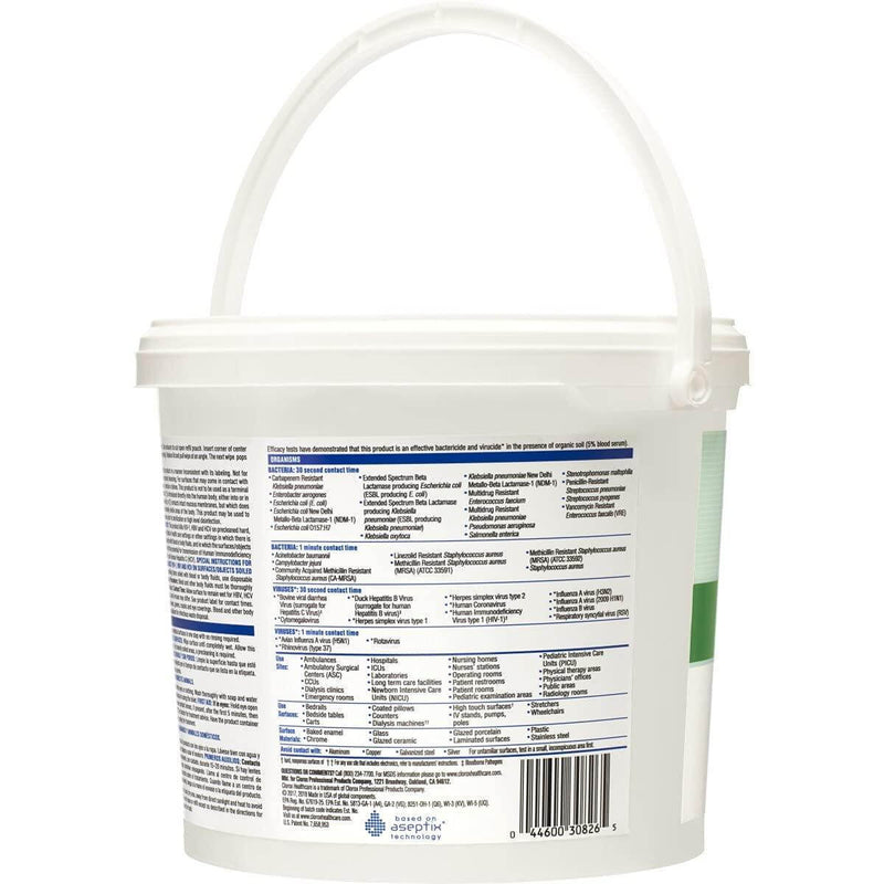 Clorox Hydrogen Peroxide Wipes: Thorough, Reliable Clean - Surgimac 30826