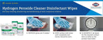 Clorox Healthcare Hydrogen Peroxide for Cleaning Disinfectant Wipes, 95 Count Canister 30824