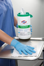Clorox HealthCare Hydrogen Peroxide Wipes 155/Can. 5.75" x 6.75" 30825-CS