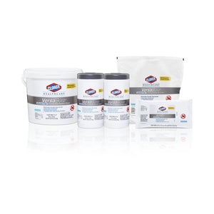 Clorox Healthcare VersaSure Surface Disinfectant Cleaner Premoistened Quaternary Based Manual Pull Wipe 150 31758
