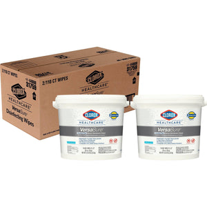 Clorox Healthcare VersaSure Surface Disinfectant Cleaner Premoistened Quaternary Based Manual Pull Wipe 110 31759