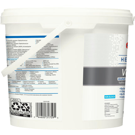 Clorox Healthcare VersaSure Surface Disinfectant Cleaner Premoistened Quaternary Based Manual Pull Wipe 110