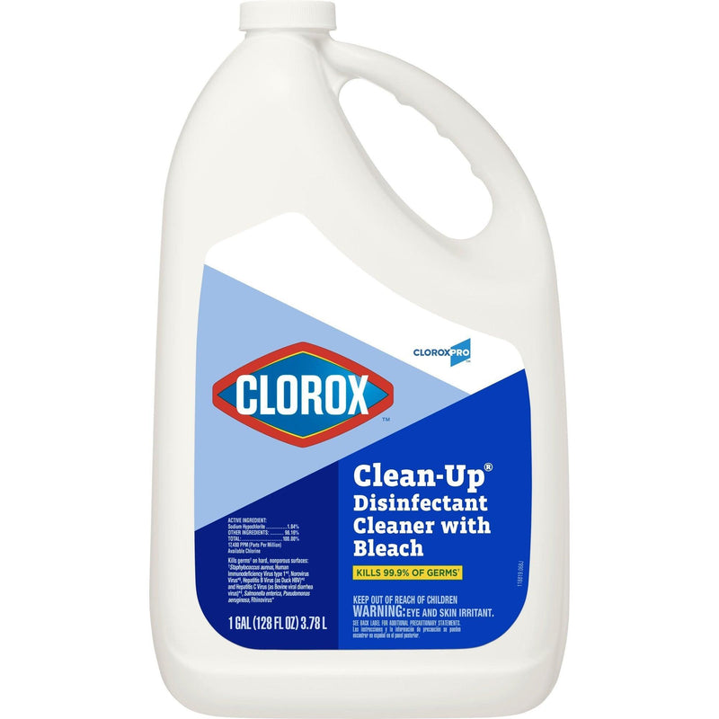 CloroxPro Clorox Clean-Up with Bleach Surface Disinfectant Cleaner Refill Manual Pour Liquid 1 gal. Jug 35420