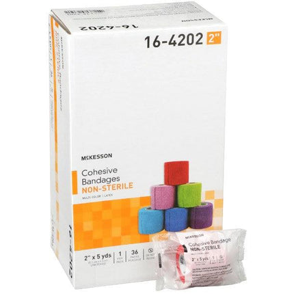 McKesson Cohesive Bandage Standard Compression Self-adherent Closure NonSterile | 16-4304 | | Compression Bandages, Disposable Medical Supplies, First Aid, General & Advanced Wound Care | McKesson | SurgiMac