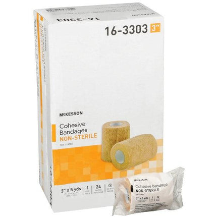 McKesson Cohesive Bandage Standard Compression Self-adherent Closure NonSterile | 16-3303 | | Compression Bandages, Disposable Medical Supplies, First Aid, General & Advanced Wound Care | McKesson | SurgiMac