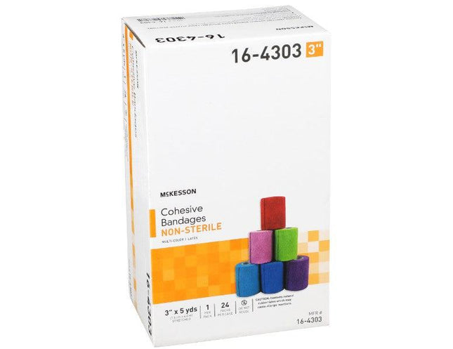 McKesson | Cohesive Bandage Standard Compression Self-adherent Closure NonSterile | 16-4304-1