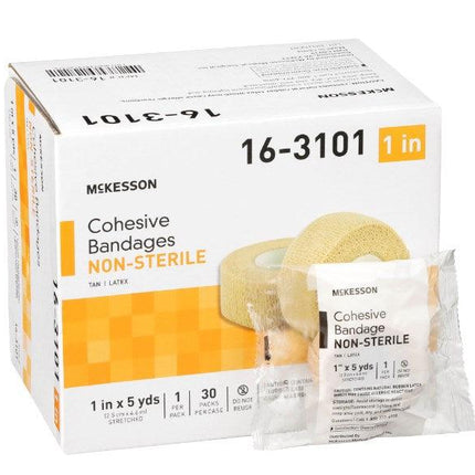 McKesson Cohesive Bandage Standard Compression Self-adherent Closure NonSterile | 16-3101 | | Compression Bandages, Disposable Medical Supplies, First Aid, General & Advanced Wound Care | McKesson | SurgiMac