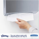 Kleenex 13254 Premiere Folded Towels, 9 2/5 x 12 2/5, White, 120 per Pack (Case of 25 Packs) 13254