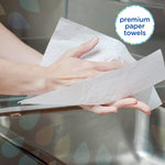 Kleenex Multifold Paper Towels (01890), White, 16 Packs / Case, 150 Tri Fold Paper Towels / Pack, 2,400 Towels / Case 01890