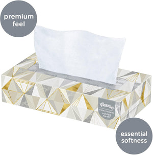 Kleenex Professional Facial Tissue, Flat Tissue Boxes, 12 Boxes 03076