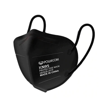 Powecom KN95 Face Masks, Adult, One Size, 10 Per Pack - Black | KN-6502-POW-B | | Face masks, Masks, Protective Masks | SurgiMac | SurgiMac