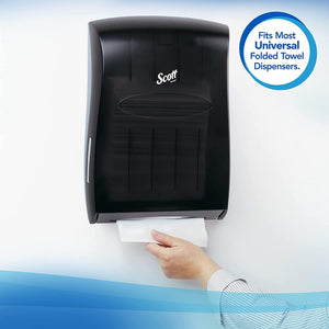 Scott Essential Multifold Paper Towels (01804) with Fast-Drying Absorbency Pockets, White, 16 Packs / Case, 250 Multifold Towels / Pack 01804