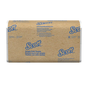 Scott Single Fold Paper Towels, White, Single-Fold 01700