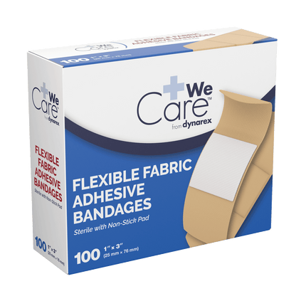 Dynarex Adhesive Fabric Bandages - Sterile