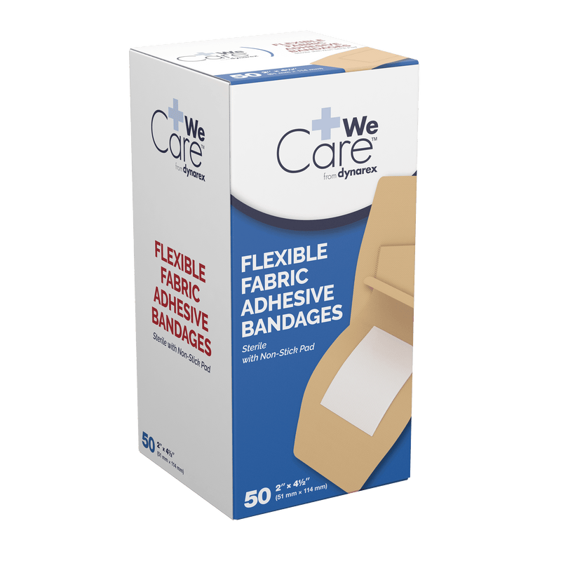 Dynarex Adhesive Fabric Bandages - Sterile 3611