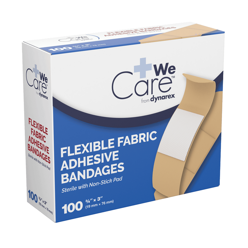 Dynarex Adhesive Fabric Bandages - Sterile 3611