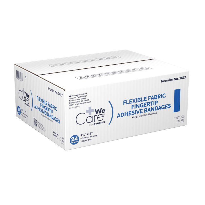 Dynarex Adhesive Fabric Bandages - Sterile 3611