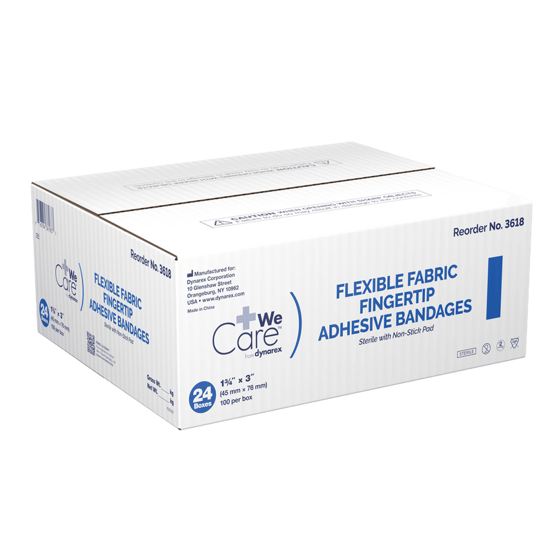Dynarex Adhesive Fabric Bandages - Sterile 3611