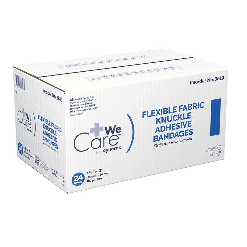Dynarex Adhesive Fabric Bandages - Sterile 3611