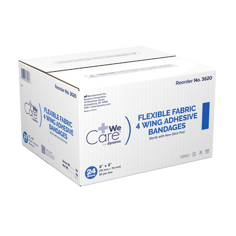 Dynarex Adhesive Fabric Bandages - Sterile 3611