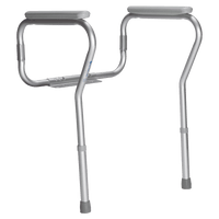 Dynarex Adjustable Height Toilet Safety Rail 10352