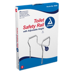 Dynarex Adjustable Height Toilet Safety Rail 10352