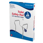 Dynarex Adjustable Height Toilet Safety Rail 10352