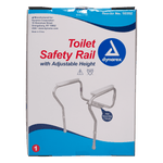 Dynarex Adjustable Height Toilet Safety Rail 10352