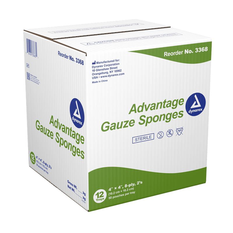 Dynarex Advantage Surgical Sponges - Sterile & Non-Sterile 3262