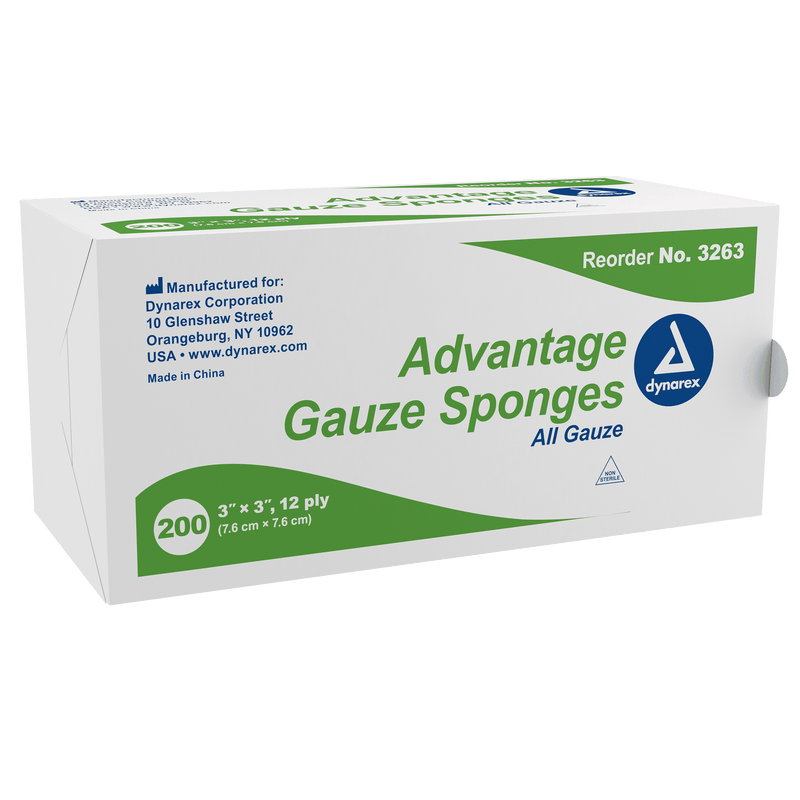 Dynarex Advantage Surgical Sponges - Sterile & Non-Sterile 3263