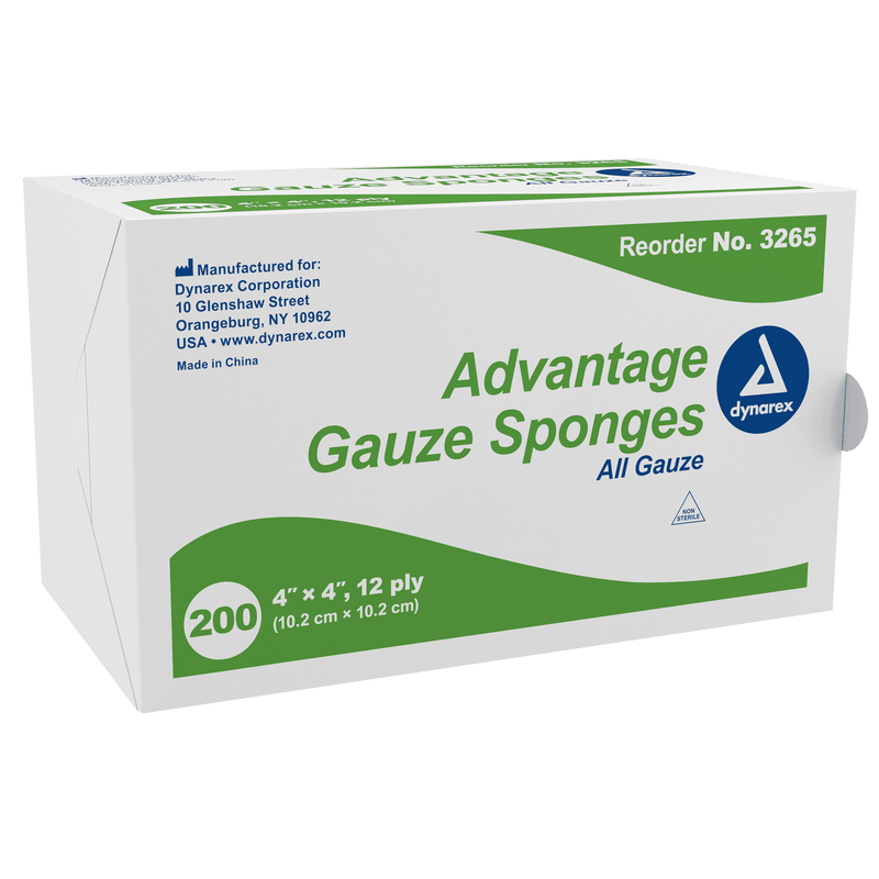 Dynarex Advantage Surgical Sponges - Sterile & Non-Sterile 3265