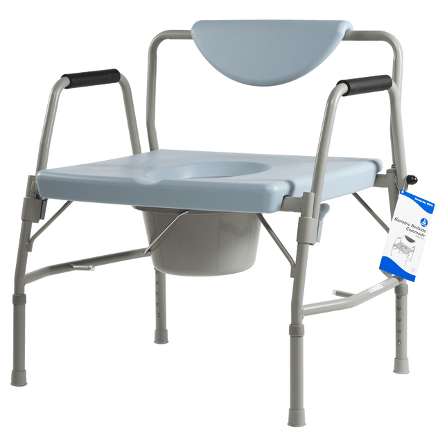 Dynarex | Dynarex Bariatric Drop Arm Bedside Commode | 10375