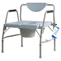 Dynarex Bariatric Drop Arm Bedside Commode 10375