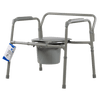 Dynarex Bariatric Folding Bedside Commode
