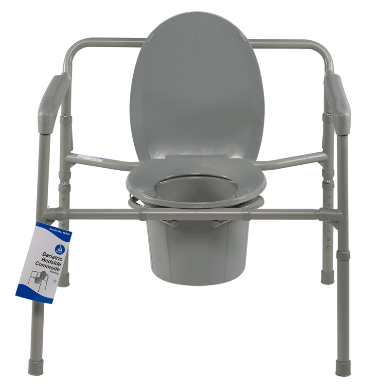Dynarex Bariatric Folding Bedside Commode 10374