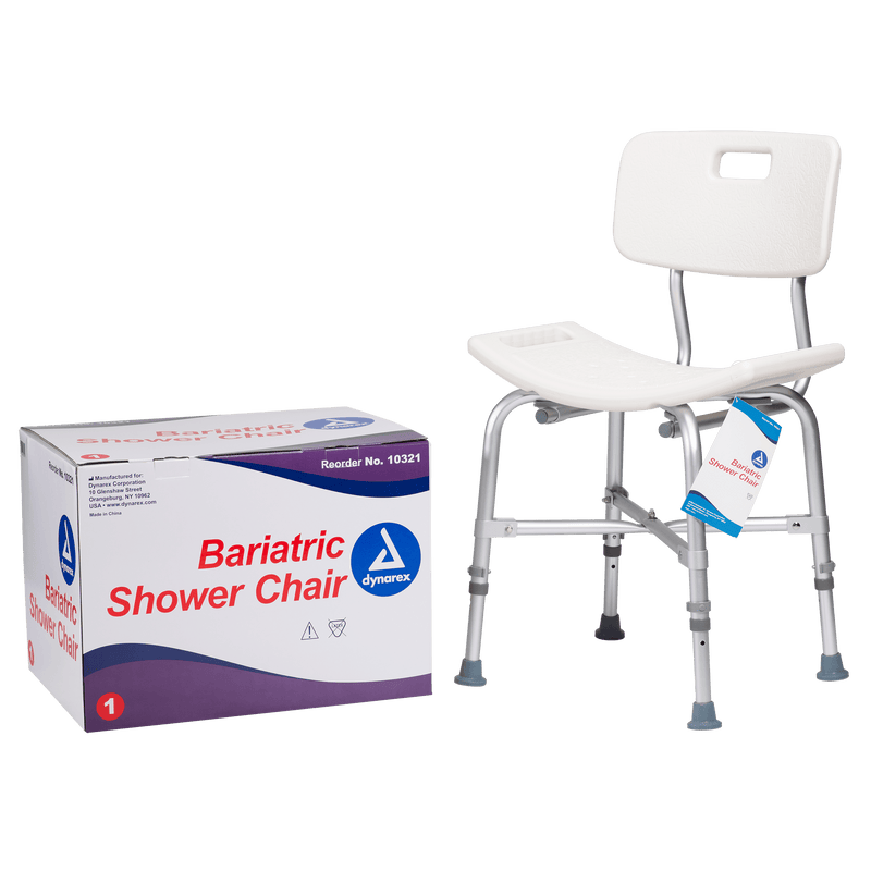 Dynarex Bariatric Shower Chair With Back 10321