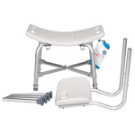 Dynarex Bariatric Shower Chair With Back 10321